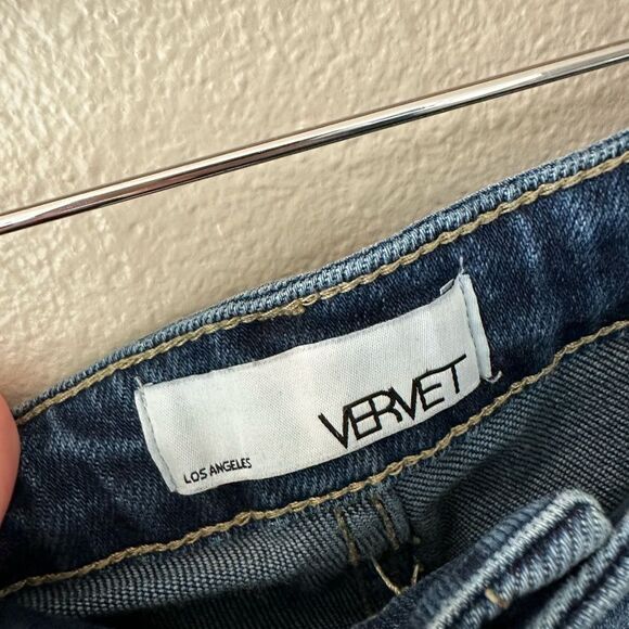 Vervet Dreamland Distressed Stretch Boyfriend Denim Jeans Size 24 - Picture 2 of 9